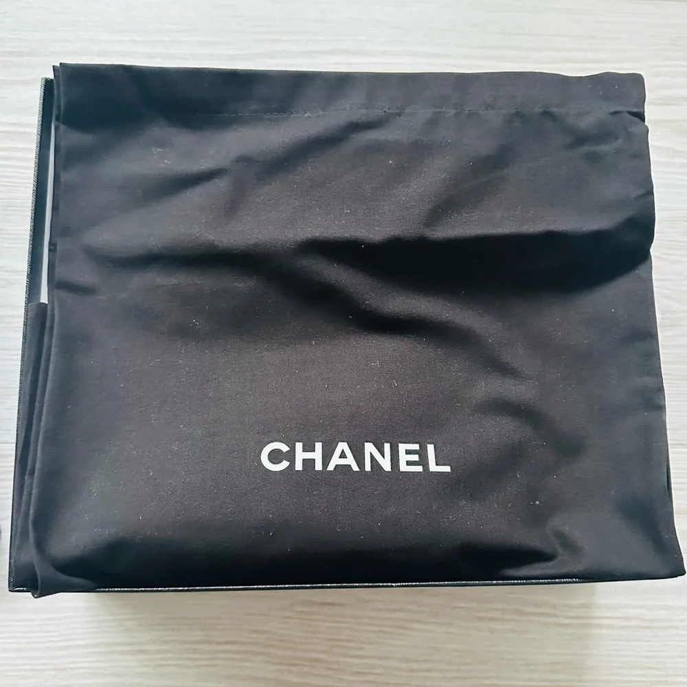 Chanel multicolor blue purple tweed leather CC chain mules sandals NEW WITH BOX - Picture 7 of 11
